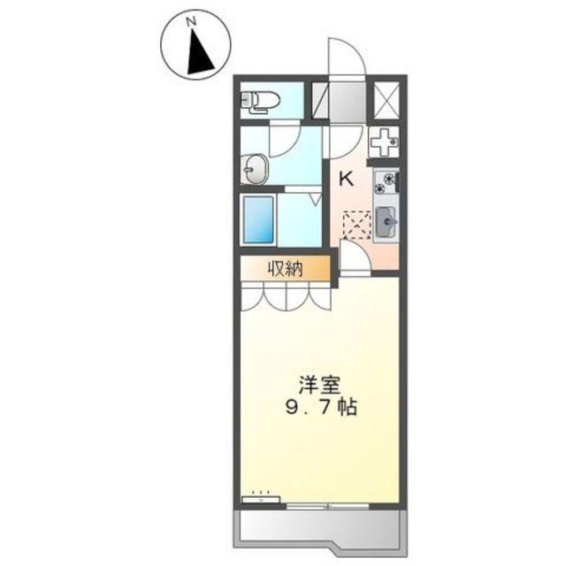 サンモール伝法(1K/1階)の間取り写真