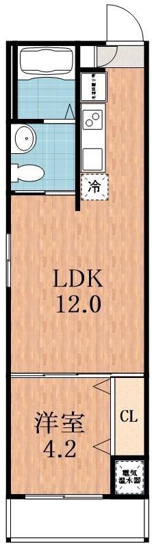 FMAISONLOREVI番館(1LDK/2階)の間取り写真