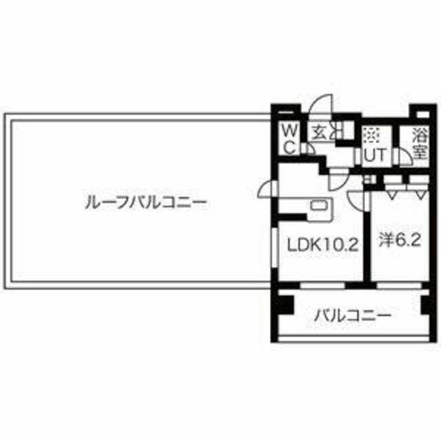 エルフォルテ羽田ライゼ(1LDK/6階)の間取り写真