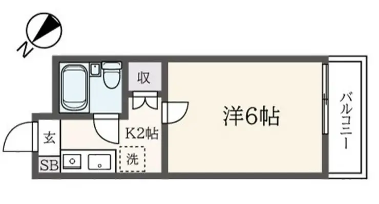 ハイツY 2階階 間取り
