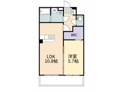 アクアルクス (1LDK/1階)の間取り写真