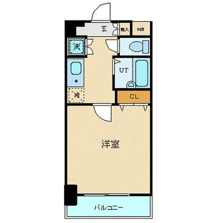 シンシア蒲田ステーションプラザ 8階階 間取り