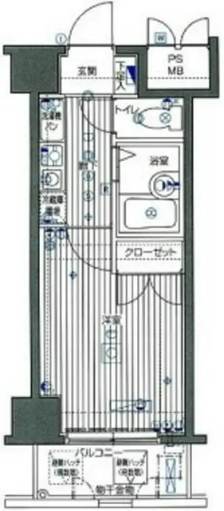 ガラ・シティ笹塚 5階階 間取り