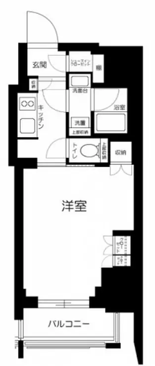 シティハウス東麻布 6階階 間取り