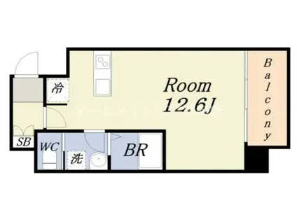 オルフェアXV番館(ワンルーム/5階)の間取り写真