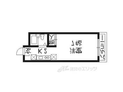 ナチュールイナオ(1K/3階)の間取り写真