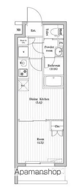 ハーモニーレジデンス山手巣鴨ザ・ガーデン 2階階 間取り