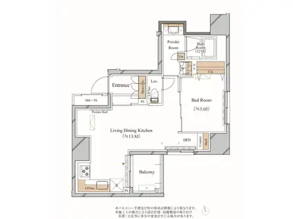 BRANSIESTA上野(1LDK/7階)の間取り写真