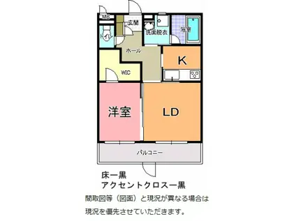 PREMIUM 30DOORS(1LDK/1階)の間取り写真