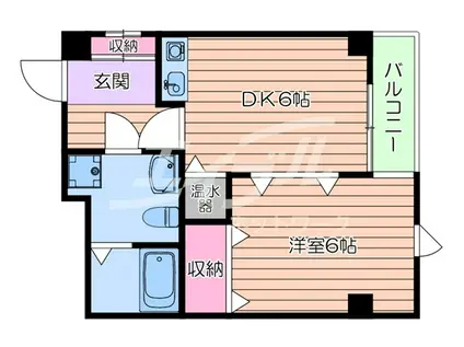 A・Mフラッツ正雀(1DK/2階)の間取り写真