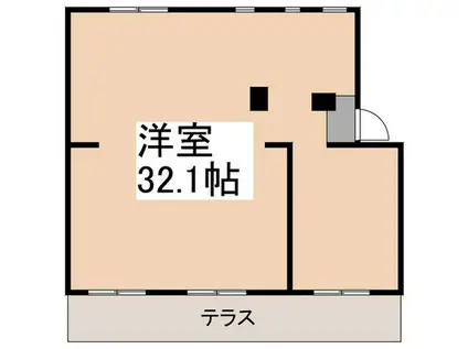 三田橋ポケット(ワンルーム/1階)の間取り写真