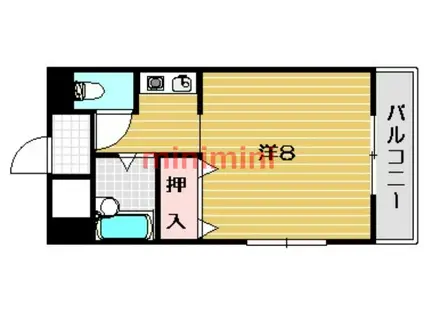 GI-Z(1K/4階)の間取り写真