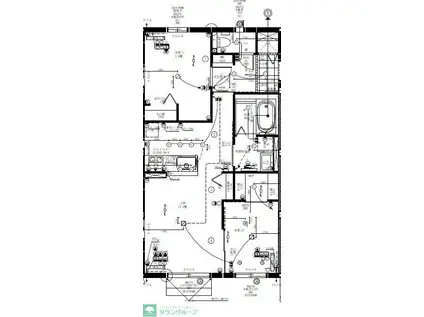 アルカンシエル恵風(2LDK/1階)の間取り写真