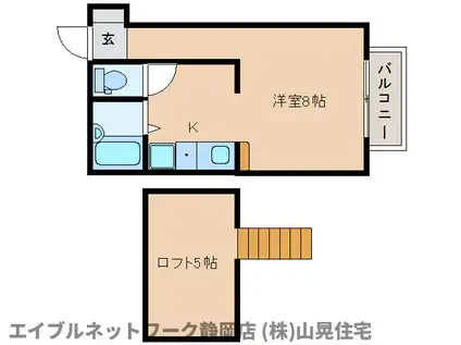 ザルツブルグ(ワンルーム/1階)の間取り写真