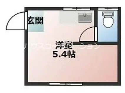 シャルマン千船(ワンルーム/3階)の間取り写真