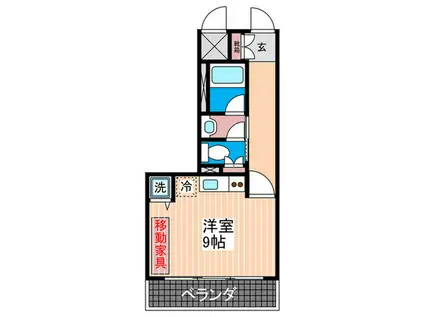 ALIVIO(ワンルーム/3階)の間取り写真