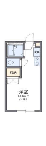 レオパレス那加(1K/2階)の間取り写真