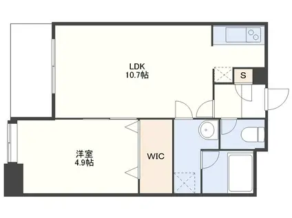 S-FORT長崎大学病院前(1LDK/1階)の間取り写真