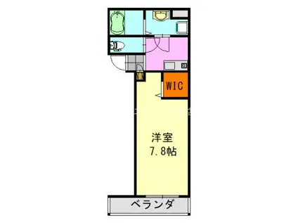 DOビル本千葉(1K/9階)の間取り写真