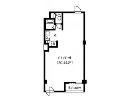 アーバンパーク代官山1(ワンルーム/3階)の間取り写真