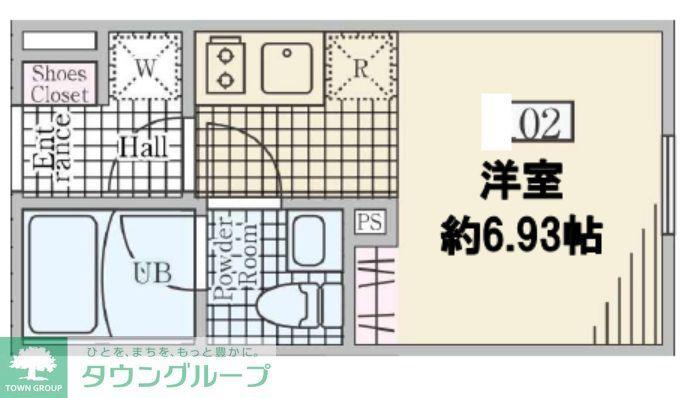 REVERESIDENCE阿佐ヶ谷(ワンルーム/4階)の間取り写真