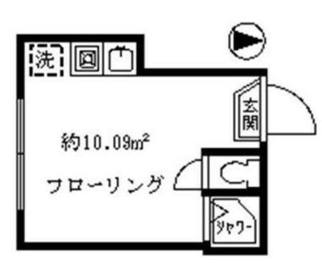 グレースカンナ(ワンルーム/1階)の間取り写真