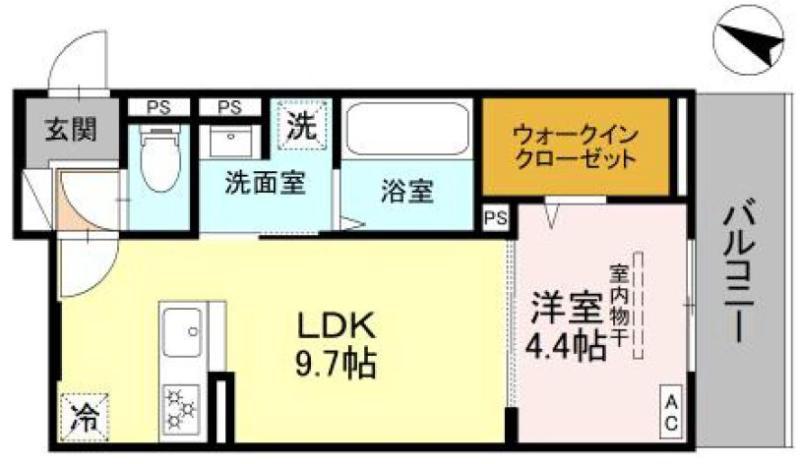 D-ROOM大塚町(1LDK/3階)の間取り写真