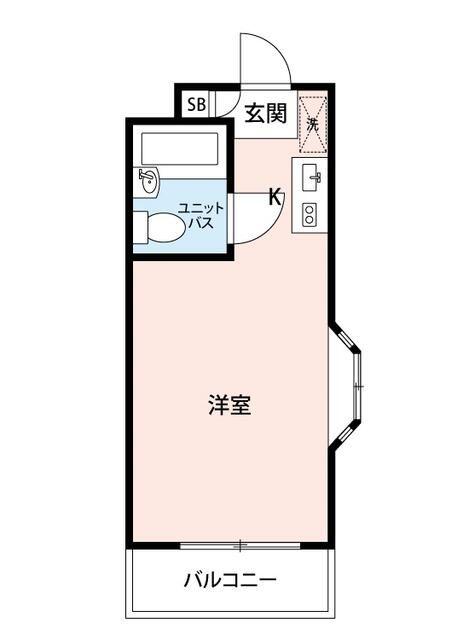 マイナビSTAYパレス戸田(ワンルーム/5階)の間取り写真