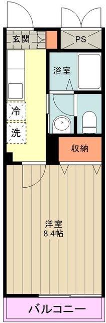 リリ`Sマンション(1K/2階)の間取り写真