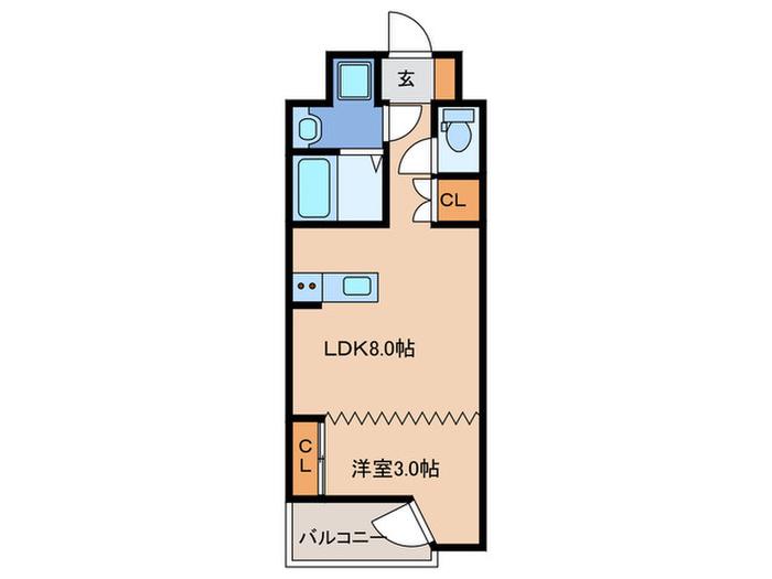 INFINITY GRANDE(1LDK/5階)の間取り写真