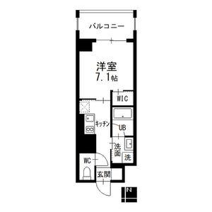 NISSYO BUILDING(1K/8階)の間取り写真
