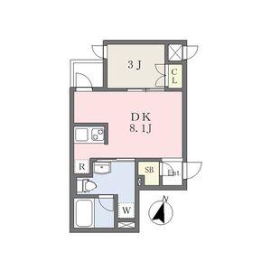 COZY大曽根(1LDK/1階)の間取り写真