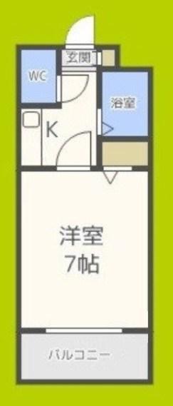 Mプラザ城東(1K/9階)の間取り写真