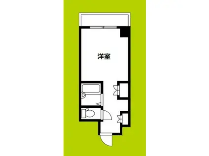 アンサンブル梅田(ワンルーム/7階)の間取り写真