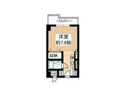 シティフォーラム新小平(ワンルーム/6階)の間取り写真