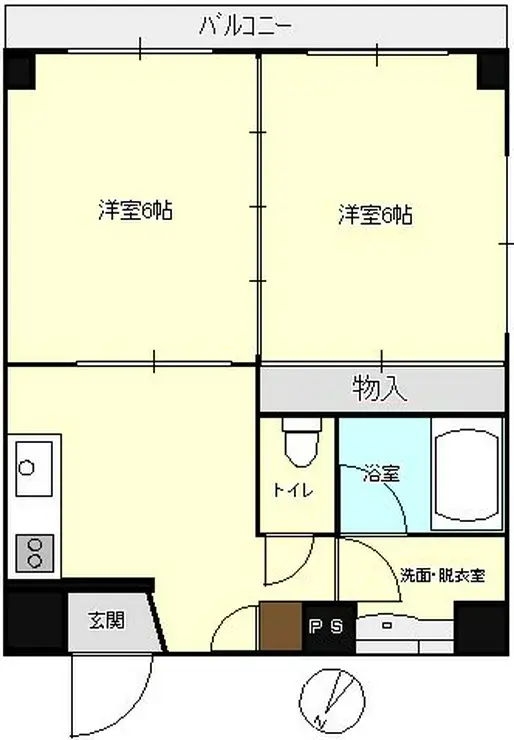 トリアノンMY 3階階 間取り