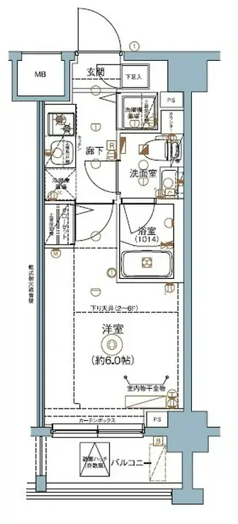 Le’a横濱天王町参番館 7階階 間取り