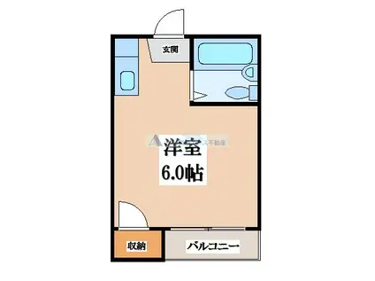 エホールIII(ワンルーム/1階)の間取り写真