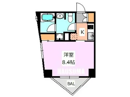 レニール本駒込(1K/7階)の間取り写真