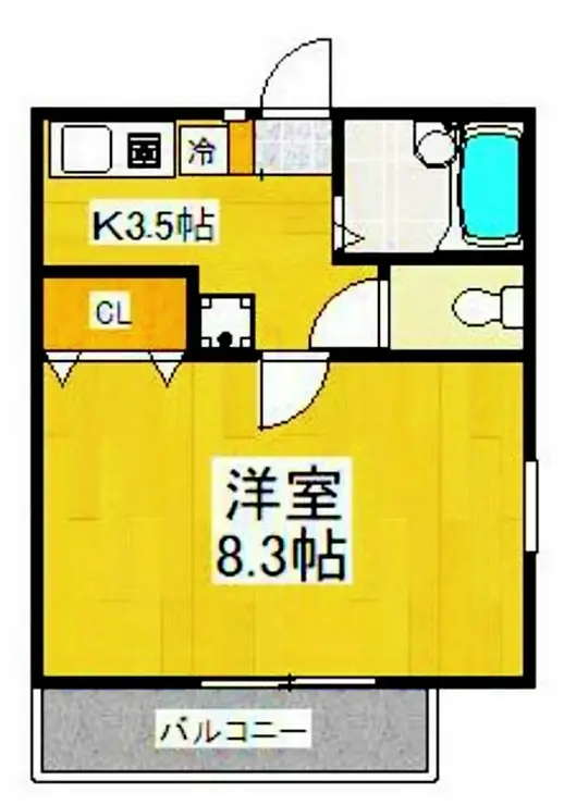 エスカローラ 1階階 間取り