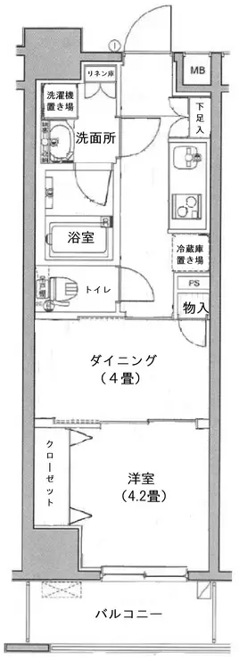 日神デュオステージ浅草三筋 10階階 間取り