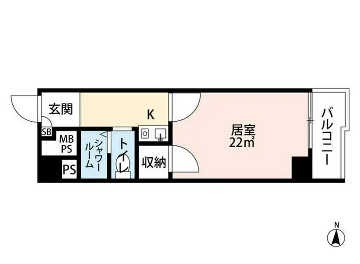 飯田橋ハイタウン 5階階 間取り