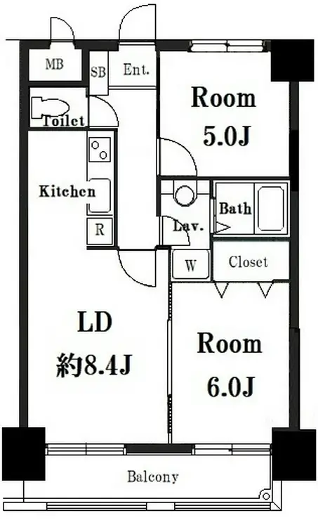 カーサ大井町 7階階 間取り