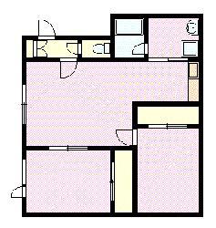 ハイエスト東7-7(2LDK/2階)の間取り写真