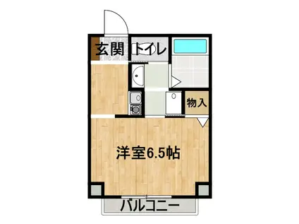 ロイヤル寿マンション(1K/3階)の間取り写真