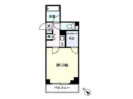 AXAS西高島平(1K/2階)の間取り写真