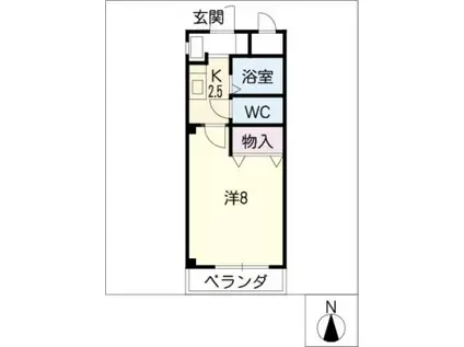 ステイ ひさ(1K/2階)の間取り写真