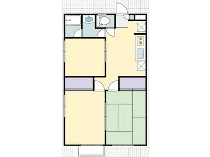 メゾンアンナ(3DK/2階)の間取り写真