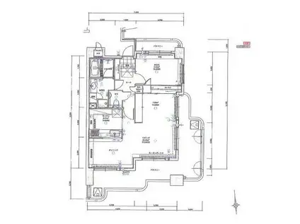 ビバシティ新大工(1LDK/2階)の間取り写真