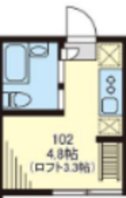 AZEST-RENT羽田V(ワンルーム/1階)の間取り写真